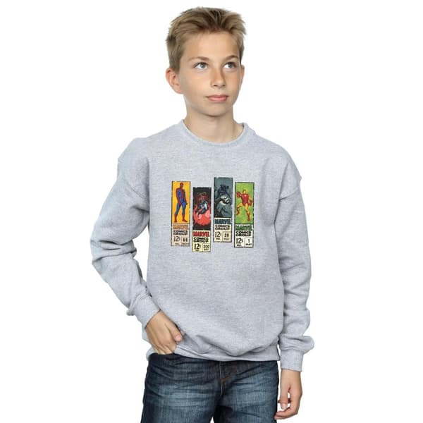 Marvel Boys Comic Strips Sweatshirt