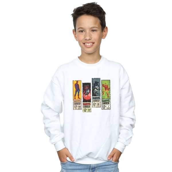 Marvel Sweatshirt med seriestrippar för pojkar