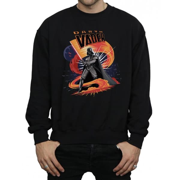 Star Wars Mens Darth Vader Swirling Fury Sweatshirt