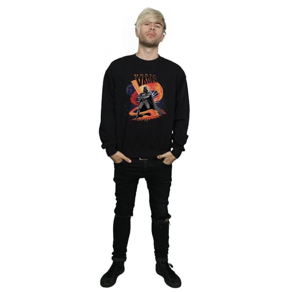 Star Wars Mens Darth Vader Swirling Fury Sweatshirt