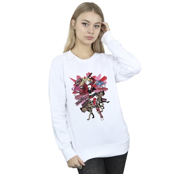 DC Comics Womens/Ladies Harley Quinn Hyenas Sweatshirt