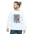 Miniatyrbillede 2 af 3: Marvel Mens Captain America Made Of Tough Stuff Sweatshirt