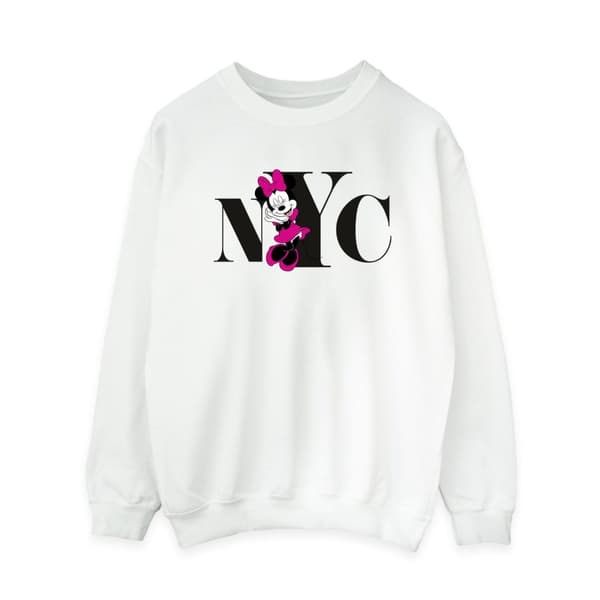 Disney Womens/Ladies Minnie Mouse NYC Sweatshirt
