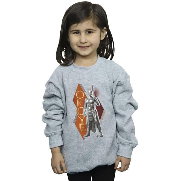 Marvel Girls Wakanda Forever Okoye Stance Sweatshirt