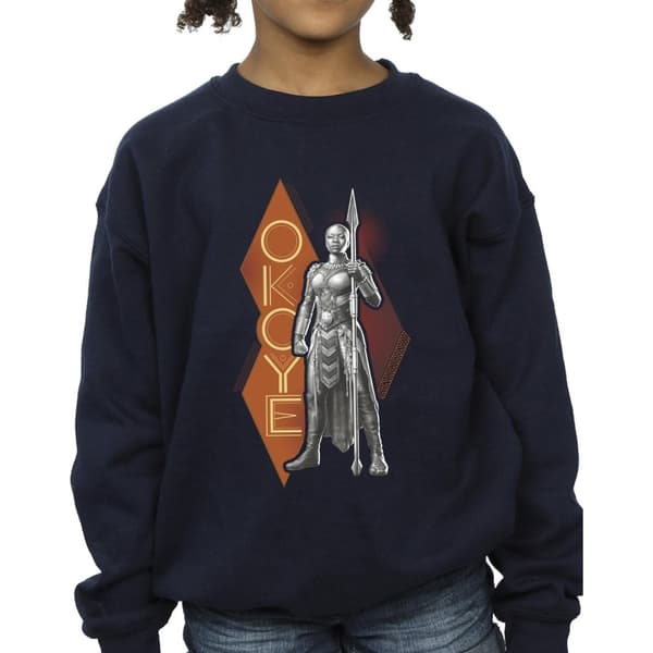 Marvel Girls Wakanda Forever Okoye Stance Sweatshirt