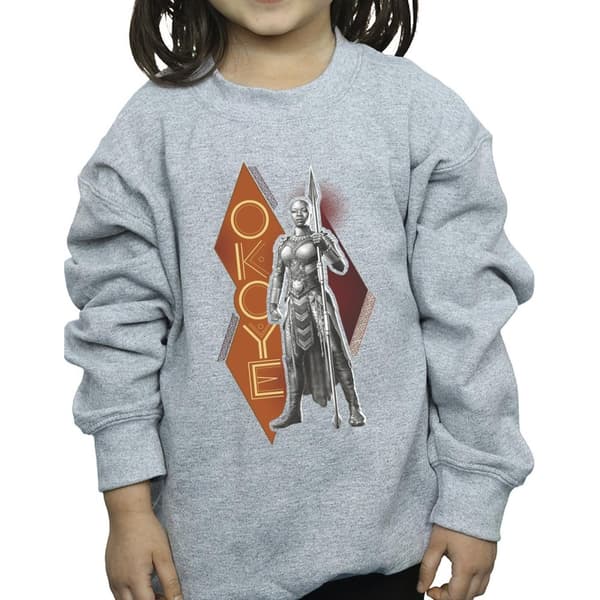 Marvel Girls Wakanda Forever Okoye Stance Sweatshirt