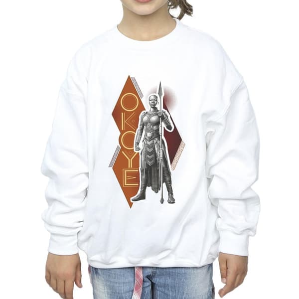 Marvel Girls Wakanda Forever Okoye Stance Sweatshirt