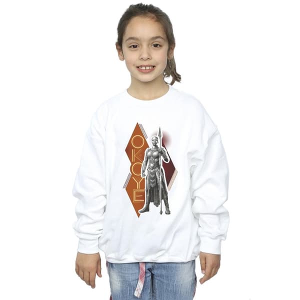 Marvel Girls Wakanda Forever Okoye Stance Sweatshirt