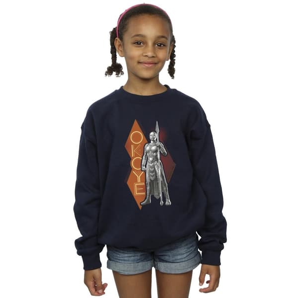 Marvel Girls Wakanda Forever Okoye Stance Sweatshirt