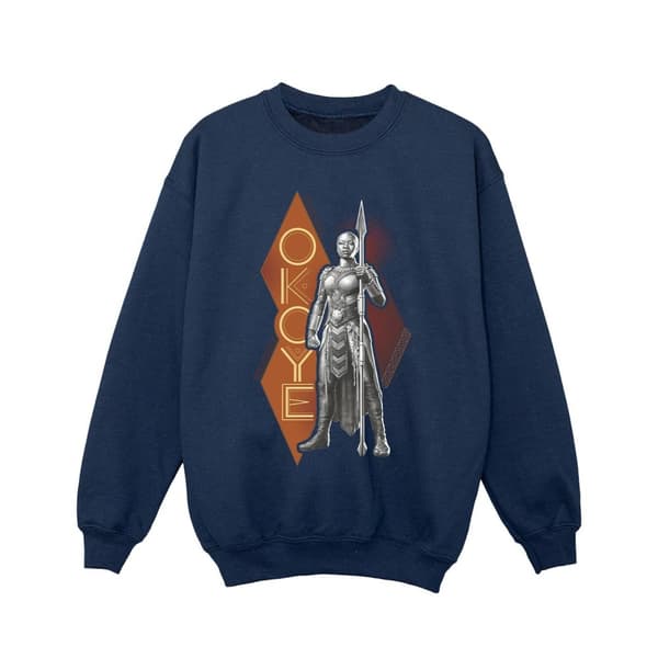Marvel Girls Wakanda Forever Okoye Stance Sweatshirt