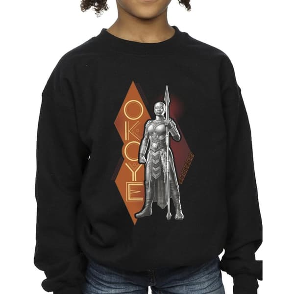 Marvel Girls Wakanda Forever Okoye Stance Sweatshirt