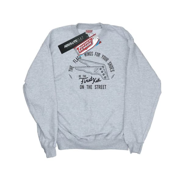 DC Comics Sweatshirt - Flash Shoes - dam/dam Heather Grey L