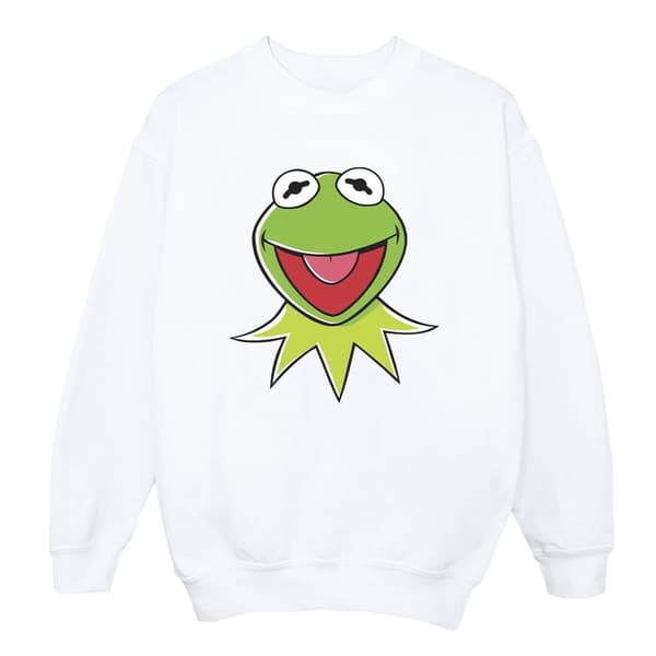 Disney Mens Muppets Kermit Head Sweatshirt