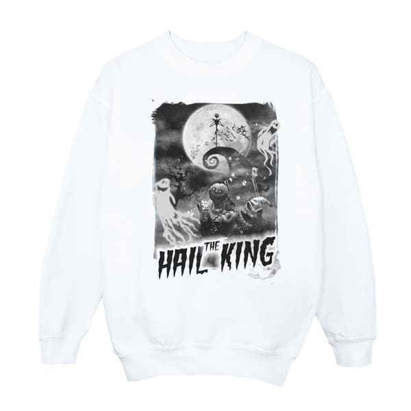 Disney Mens Nightmare Before Christmas Hail The King Sweatshirt