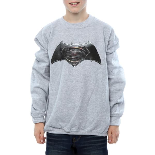 DC Comics Pojkar Batman v Superman - Sweatshirt med logotyp