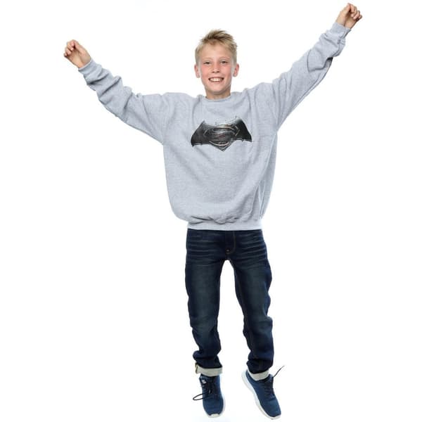 DC Comics Pojkar Batman v Superman - Sweatshirt med logotyp