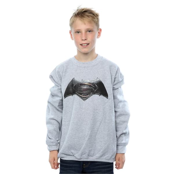 DC Comics Pojkar Batman v Superman - Sweatshirt med logotyp