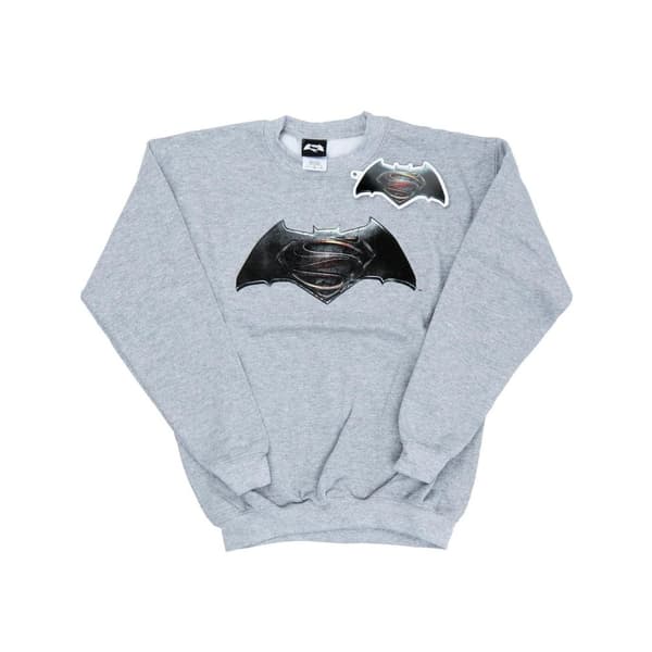 DC Comics Pojkar Batman v Superman - Sweatshirt med logotyp