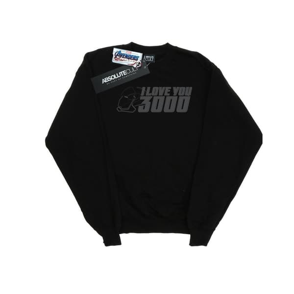 Marvel Mens Avengers Endgame I Love You 3000 Helmet Sweatshirt