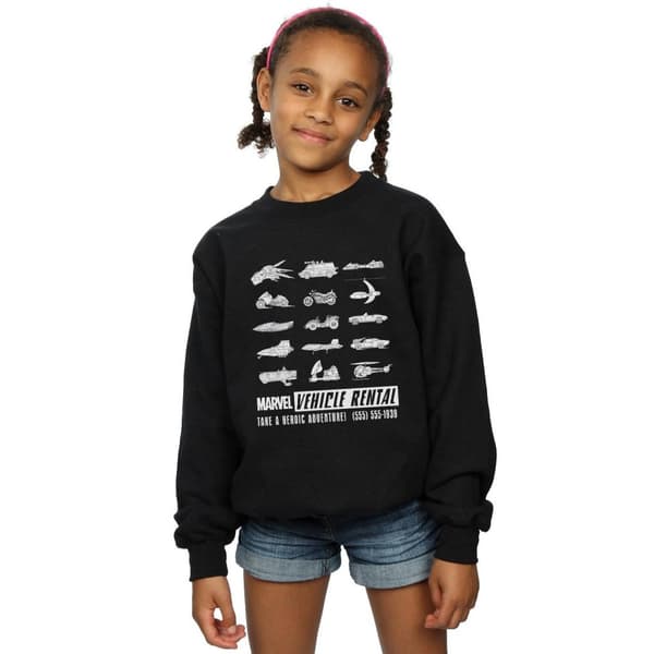 Marvel Girls Vehicle Rental Sweatshirt