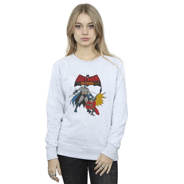 DC Comics Womens/Ladies Batman And Robin Sweatshirt
