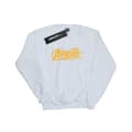 Miniatyrbilde 1 av 5: Marvel Mens Avengers Infinity War Orange Logo Sweatshirt