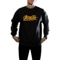 Miniatyrbilde 3 av 5: Marvel Mens Avengers Infinity War Orange Logo Sweatshirt