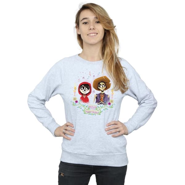 Disney Womens/Ladies Coco Miguel And Hector Sweatshirt