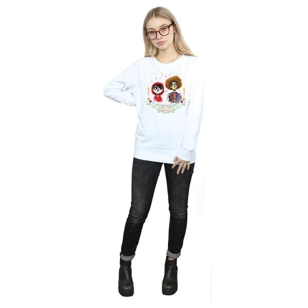 Disney Womens/Ladies Coco Miguel And Hector Sweatshirt