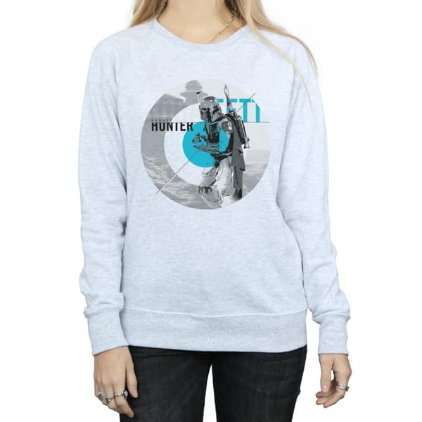 Star Wars Dam/Tjej Boba Fett Bounty Hunter Circle Sweatshirt