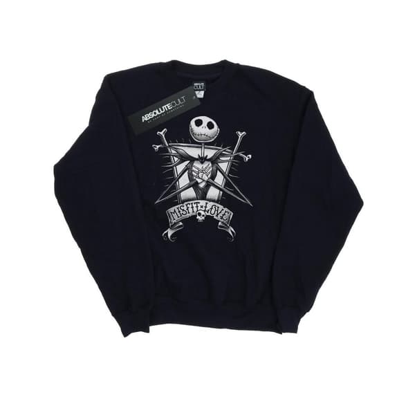 Disney Womens/Ladies Nightmare Before Christmas Misfit Love Sweatshirt