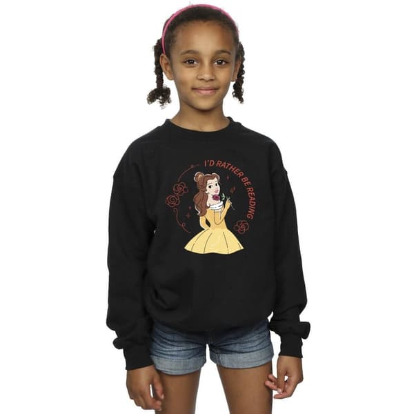 Disney Girls Beauty And The Beast I´d Rather Be Reading Sweatshirt