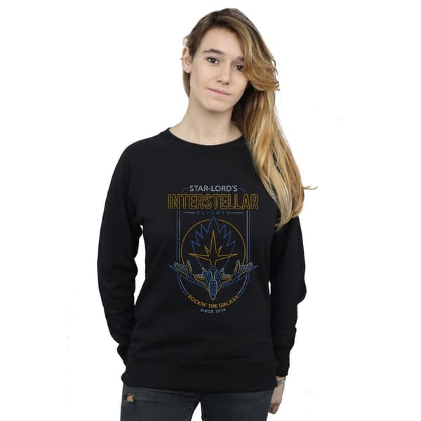 Marvel Dam/Tjej Guardians Of The Galaxy Interstellar Flights Sweatshirt