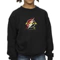 Miniatyrbild 3 av 4: DC Comics Sweatshirt med The Flash Lightning-logotyp för flickor