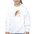 Miniatyrbild 3 av 4: DC Comics Sweatshirt med The Flash Lightning-logotyp för flickor