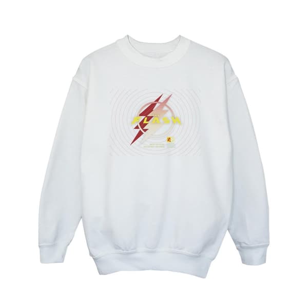 DC Comics Sweatshirt med The Flash Lightning-logotyp för flickor