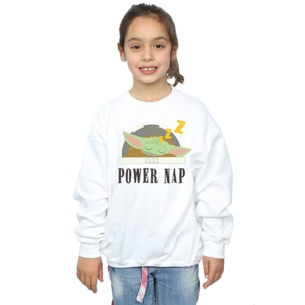 Star Wars Girls The Mandalorian Power Nap Child Sweatshirt