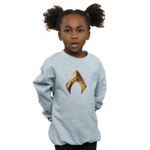 DC Comics Aquaman-tröja med emblem för flickor