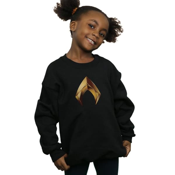DC Comics Girls Aquaman Emblem Sweatshirt