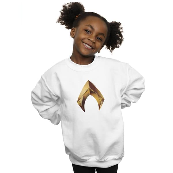 DC Comics Girls Aquaman Emblem Sweatshirt