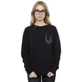 Miniatyrbild 2 av 3: Star Wars Dam/Tjej The Mandalorian Rhino Emblem Pocket Print Sweatshirt