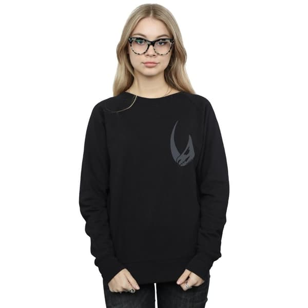 Star Wars Dam/Tjej The Mandalorian Rhino Emblem Pocket Print Sweatshirt