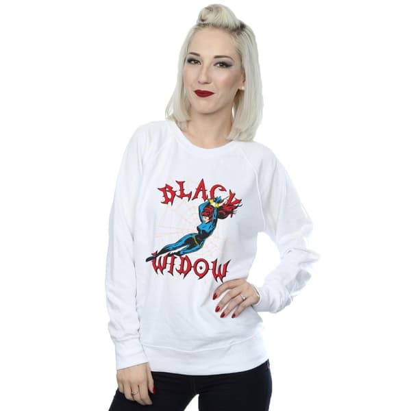 Marvel Svart Widow Web-tröja för damer/kvinnor