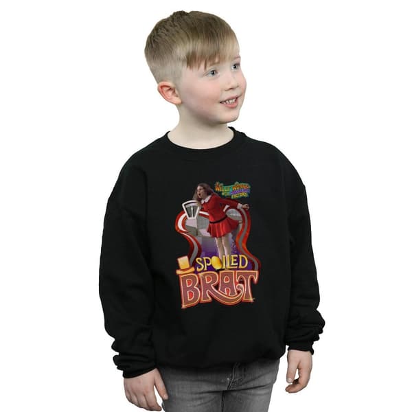 Willy Wonka And The Chocolate Factory Boys Spoiled Brat Sweatshirt