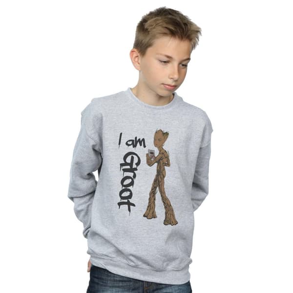 Marvel Pojkar Avengers Infinity War Graffiti Groot Sweatshirt