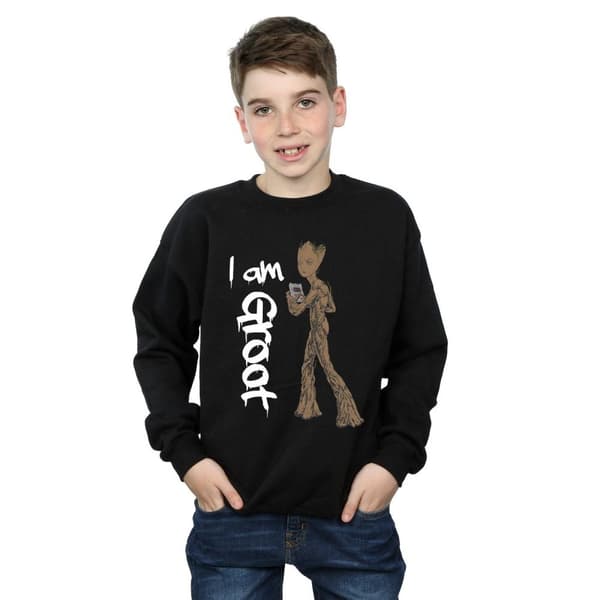 Marvel Pojkar Avengers Infinity War Graffiti Groot Sweatshirt