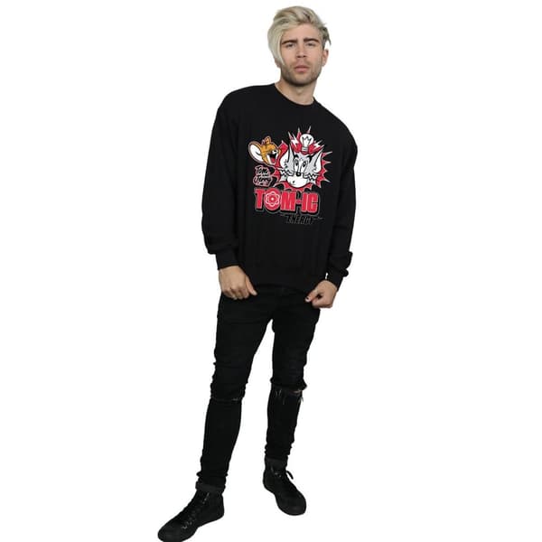 Tom And Jerry Mens Tomic Energy Sweatshirt