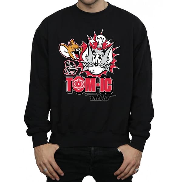 Tom And Jerry Mens Tomic Energy Sweatshirt