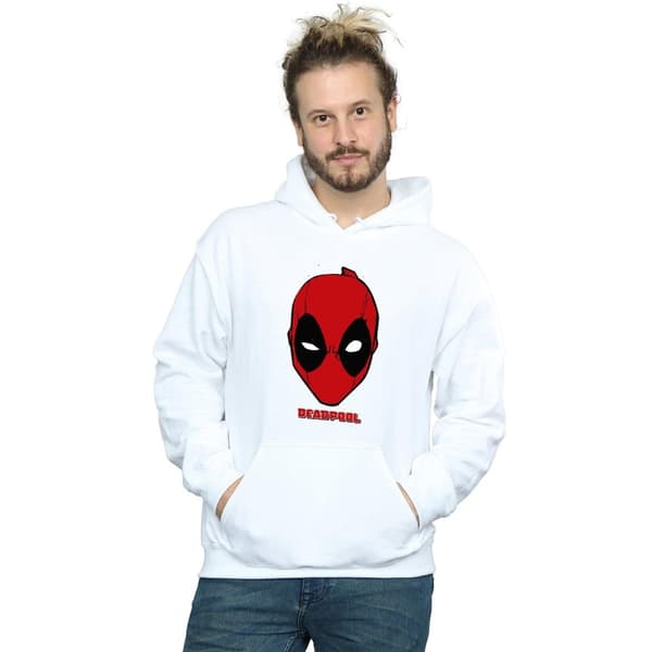 Marvel Mens Deadpool Mask Hoodie