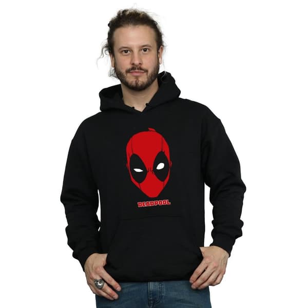 Marvel Mens Deadpool Mask Hoodie